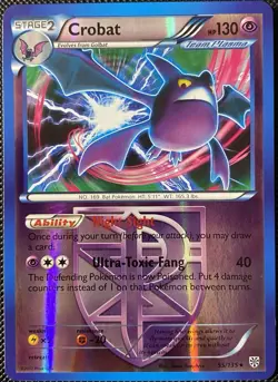 Crobat (Team Plasma) 55/135 Plasma Storm Reverse Holo - Pokemon Card - Image 1
