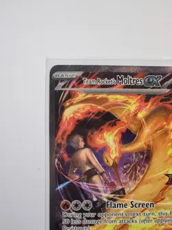 Pokemon Destined Rivals Team Rocket’s Moltres ex #229/182 (Stamped Promo) NM - Image 3