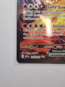 Pokemon Destined Rivals Team Rocket’s Moltres ex #229/182 (Stamped Promo) NM - Image 5