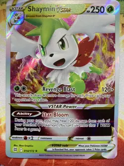 Pokemon TCG Shaymin VSTAR #014/172 Sword & Shield: Brilliant Stars - Image 2
