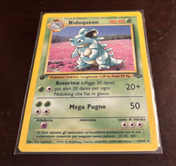 Pokemon TCG Nidoqueen Jungle 23/64 1st Edition Non-Holo Rare, Italian, LP - Image 1