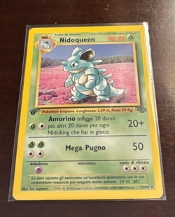 Pokemon TCG Nidoqueen Jungle 23/64 1st Edition Non-Holo Rare, Italian, LP - Image 2