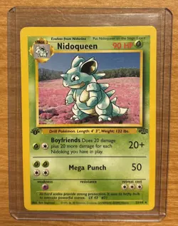 Pokemon TCG Nidoqueen Jungle 23/64 1st Edition Never Played NM - Image 1