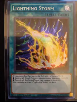 Lightning Storm MP22-EN253 2022 Tin of the Pharaoh's Gods 1st Edition Yugioh - Image 4