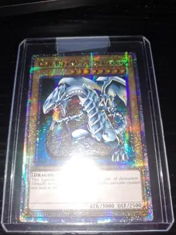 Yu-Gi-Oh! Blue-Eyes White Dragon (Quarter Century Secret Rare) LC01-EN004 NM - Image 1