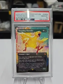 Traveling Chocobo 0406 Borderless Psa 10 - Image 2