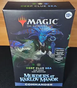 Magic The Gathering Murders at Karlov Manor - Deep Clue Sea Commander Deck - New - Image 5