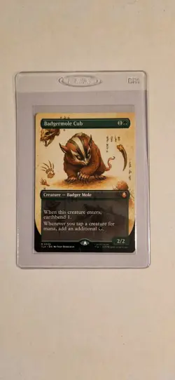 MTG AVATAR: THE LAST AIRBENDER NM BADGERMOLE CUB (BORDERLESS) Non-Foil M0326 - Image 1