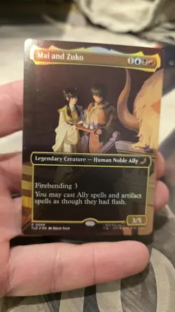 Mai and Zuko Foil Nm Scene Avatar Mtg - Image 1