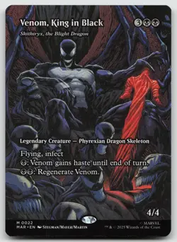 Venom, King in Black - Skithiryx, the Blight Dragon (Borderless) M Normal 22 - Image 1