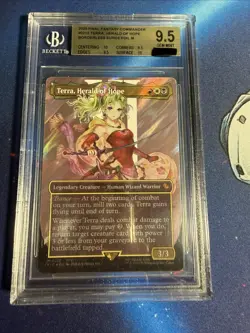 2025 MTG TERRA, HERALD OF HOPE Final Fantasy Surge Foil Mythic Rare EN BGS 9.5 - Image 1