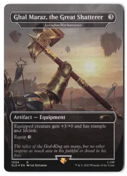 Ghal Maraz, the Great Shatterer (Borderless) 1034 SLD MTG NM Foil - Image 1