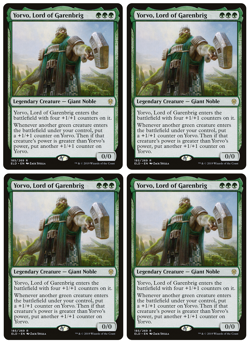 MTG - 4 x Yorvo, Lord of Garenbrig - Rare - Throne of Eldraine (ELD) - M/NM - Image 1