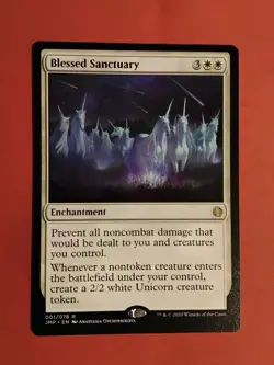 MTG - Blessed Sanctuary - Jumpstart 001/078 Magic The Gathering Unplayed Mint+ - Image 1