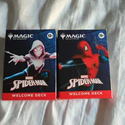 Spider-Man Magic The Gathering Welcome Deck. 2 welcome decks white & red. - Image 1
