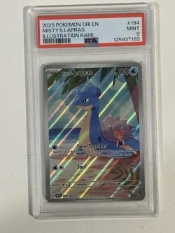 Misty’s Lapras 194/182 - PSA 9 - Pokemon TCG - Destined Rivals - Image 1