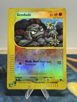 Geodude 110/165 Pokemon Expedition Reverse Holo E Reader Series Card HP - Image 1