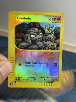 Geodude 110/165 Pokemon Expedition Reverse Holo E Reader Series Card HP - Image 3
