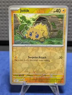 Pokemon TCG Joltik 033/086 Scarlet & Violet White Flare Reverse Holo - Image 1