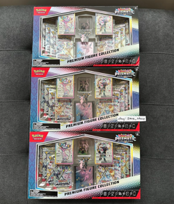 LOT OF 3 - POKEMON TCG Prismatic Evolutions Premium Figure Collection - SEALED - Image 1