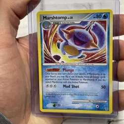 MARSHTOMP 67/147 - NON-Holo UNCOMMON - Supreme Victors - 2009 Pokemon Card - LP+ - Image 1