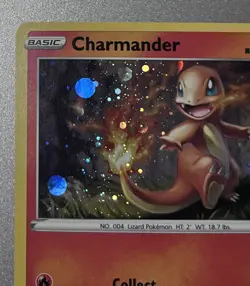 Pokemon Battle Styles Charmander Cosmo Holo Swirl SWSH092 Black Star Promo - Image 3