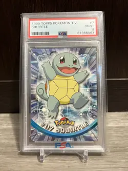 1999 Topps Pokemon Squirtle #7 PSA 9 - Image 1