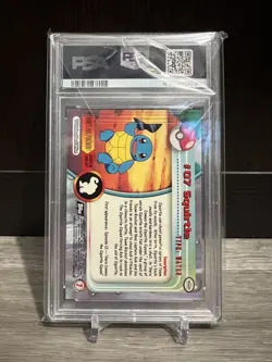 1999 Topps Pokemon Squirtle #7 PSA 9 - Image 2