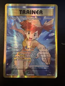 Pokemon TCG Misty's Determination Full Art Ultra Rare Card 108/108 XY Evolutions - Image 1