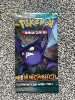 Pokemon Unleashed Sealed Booster Pack Crobat Artwork - Image 1