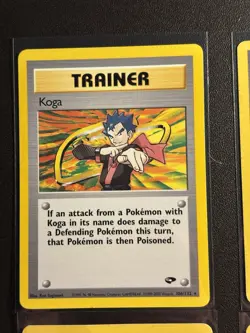 Gym Leader Trainer Lot Non-Holo LP Gym Heros Gym Challenge Pokemon - Image 3