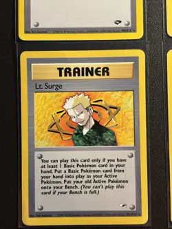 Gym Leader Trainer Lot Non-Holo LP Gym Heros Gym Challenge Pokemon - Image 5