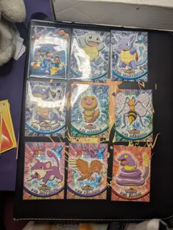 Pokemon TCG TOPPS Lot of 38 Vintage TV Animation Edition Cards (6 foil cards) - Image 1