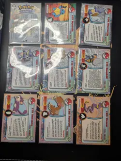 Pokemon TCG TOPPS Lot of 38 Vintage TV Animation Edition Cards (6 foil cards) - Image 2