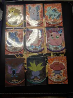 Pokemon TCG TOPPS Lot of 38 Vintage TV Animation Edition Cards (6 foil cards) - Image 3