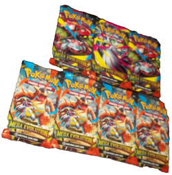 POKEMON MEGA EVOLUTION LOT (7) BOOSTER PACKS NISP - Image 4
