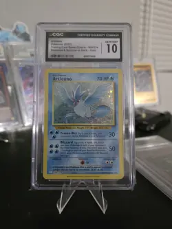 CGC 10 GEM MINT Articuno 009/034 HOLO RARE Classic Pokemon Card 2023 - Image 1
