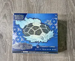 Pokemon TCG Stellar Crown POKEMON CENTER Elite Trainer Box ETB SEALED SHIPS ASAP - Image 1