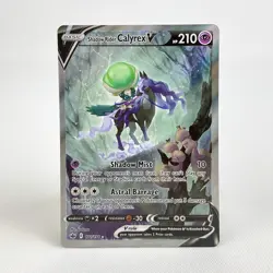 Shadow Rider Calyrex V (Alt Full Art) - 172/198 Chilling Reign Pokemon TCG /NM-M - Image 1