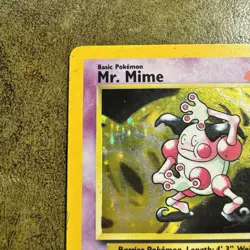 Pokemon TCG Mr Mime 6/64 Jungle Holo Rare Card Unlimited MP Condition - Image 5
