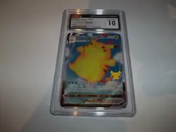Surfing Pikachu VMAX 009/025 Celebrations Pokemon CGC 10 Gem Mint!! not PSA - Image 2