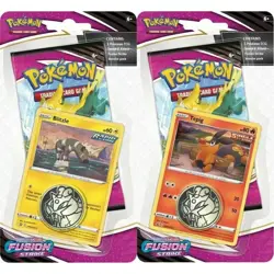 POKEMON TCG 2x Checklane Blister FUSION STRIKE - TEPIG + BLITZLE - English - Image 1