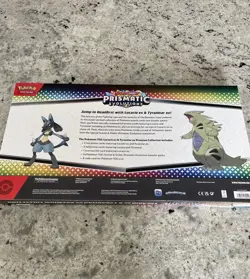 Pokemon TCG Prismatic Evolutions Lucario Ex Tyranitar Ex Premium Collection New - Image 2