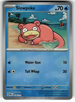 Slowpoke (Poke Ball Pattern) 018/131 SV: Prismatic Evolutions NM Pokemon Card - Image 1