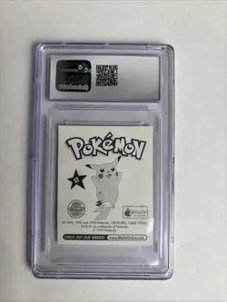 Pokemon Ash & Pikachu S2 Holo Merlin Series 1 - CGC 10 Gem Mint - Image 2