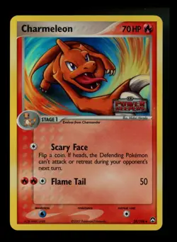 #2 Charmeleon 28/108 EX Power Keepers 2007 Reverse Holo Pokemon Card TCG - Image 1
