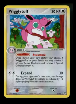 Wigglytuff 52/112 EX FireRed LeafGreen FRLG 2004 Reverse Holo Pokemon Card TCG - Image 1