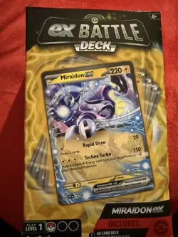 Pokemon TCG Miraidon ex Battle Deck 60 Card Ready-to-Play Theme Deck Sealed - Image 1