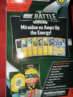 Pokemon TCG Miraidon ex Battle Deck 60 Card Ready-to-Play Theme Deck Sealed - Image 2
