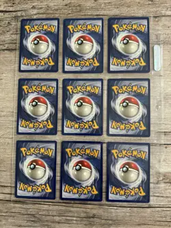 Pokemon Fossil Complete 1st Edition Common Card Set Near Mint - Image 2